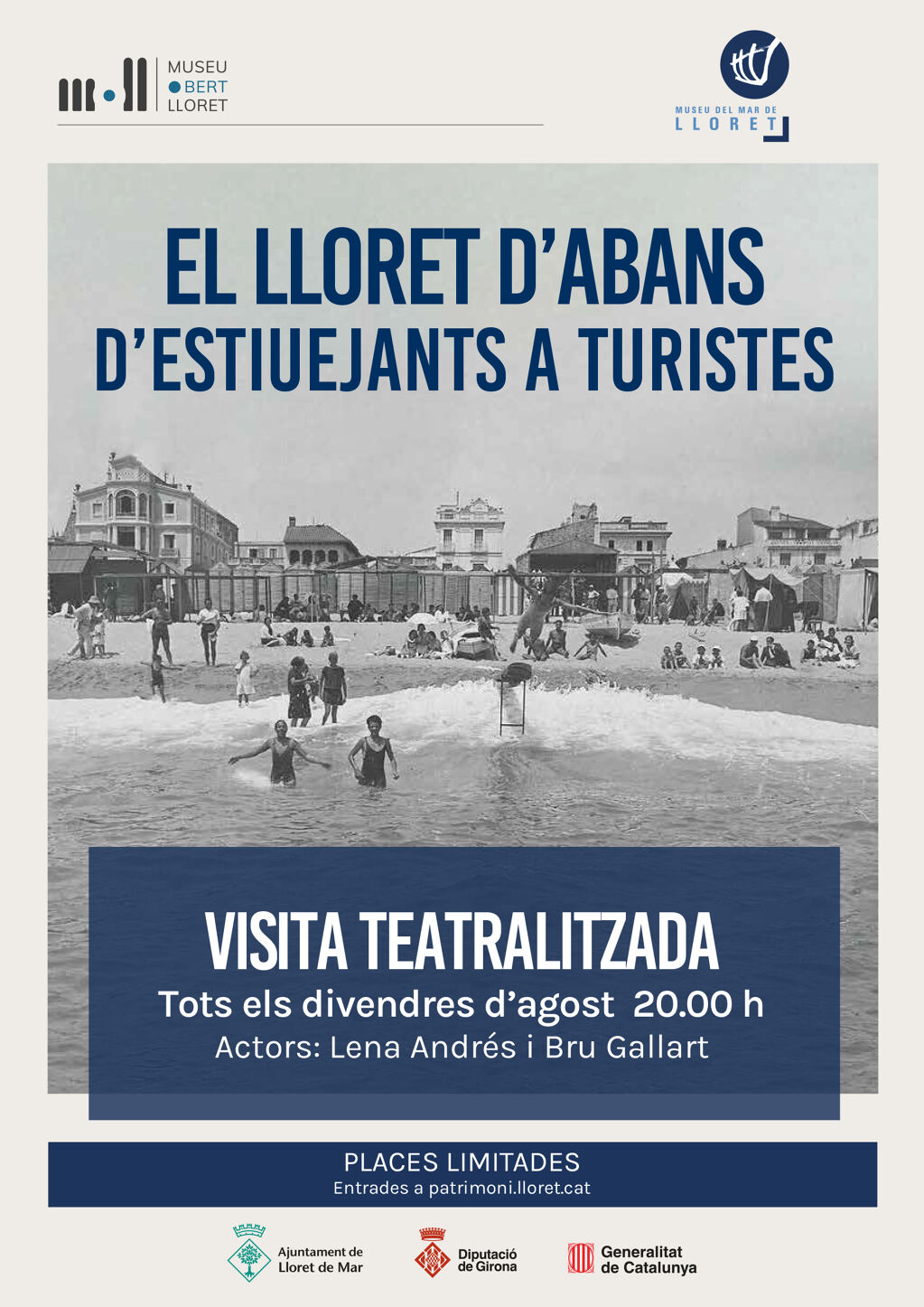 Visita teatralitzada -El Lloret d'abans d'estiuejants a turistes- (CA)
