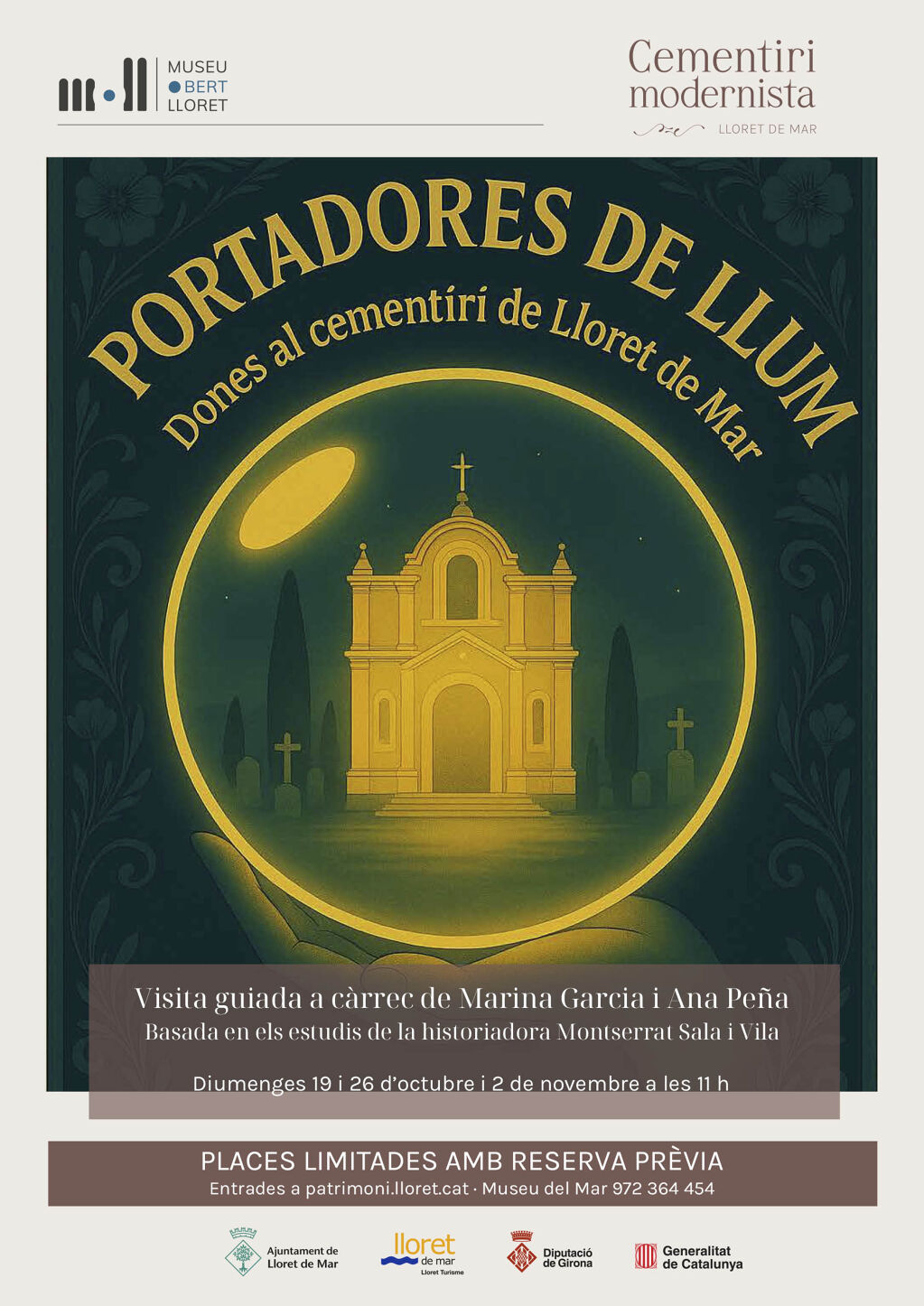 Portadores de llum – Dones al cementiri de Lloret de Mar
